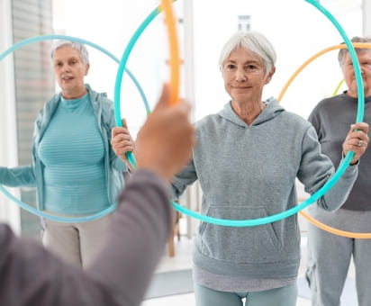 Activité de fitness en salle